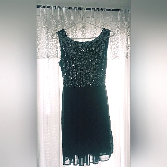 Black Eclipse formal dress Size M/M - Picture 1 of 4